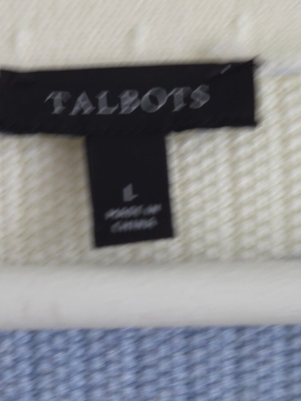 Talbots Striped Cardigan - Picture 3 of 6